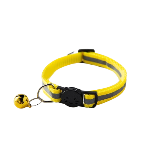 🐱 Collier Réfléchissant Anti étranglement + grelot