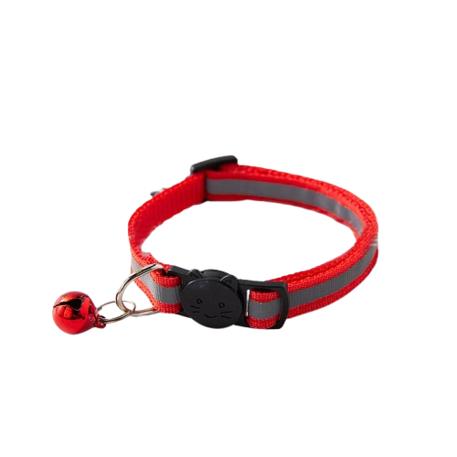 🐱 Collier Réfléchissant Anti étranglement + grelot