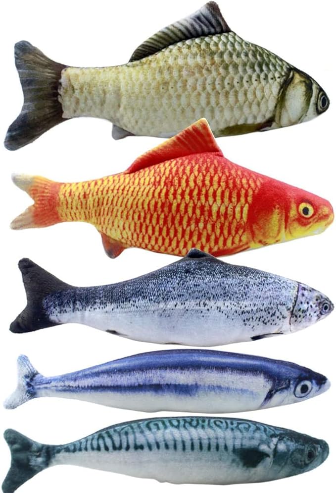🐾 Poisson en Peluche Réaliste