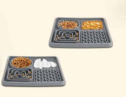 🐾 Tapis de Léchage 4 Reliefs