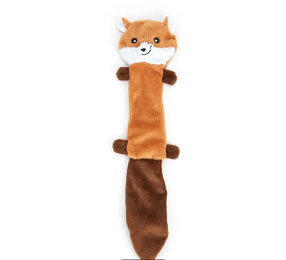 🧸 Peluche Plate avec Deux Couineurs