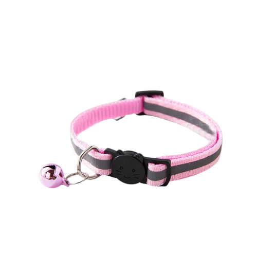 🐱 Collier Réfléchissant Anti étranglement + grelot